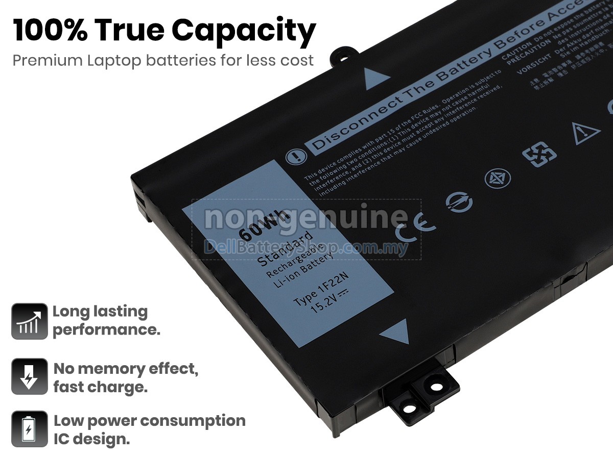 Dell 1F22N battery replacement