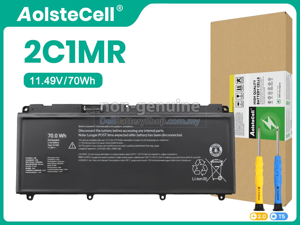Dell 2C1MR battery replacement