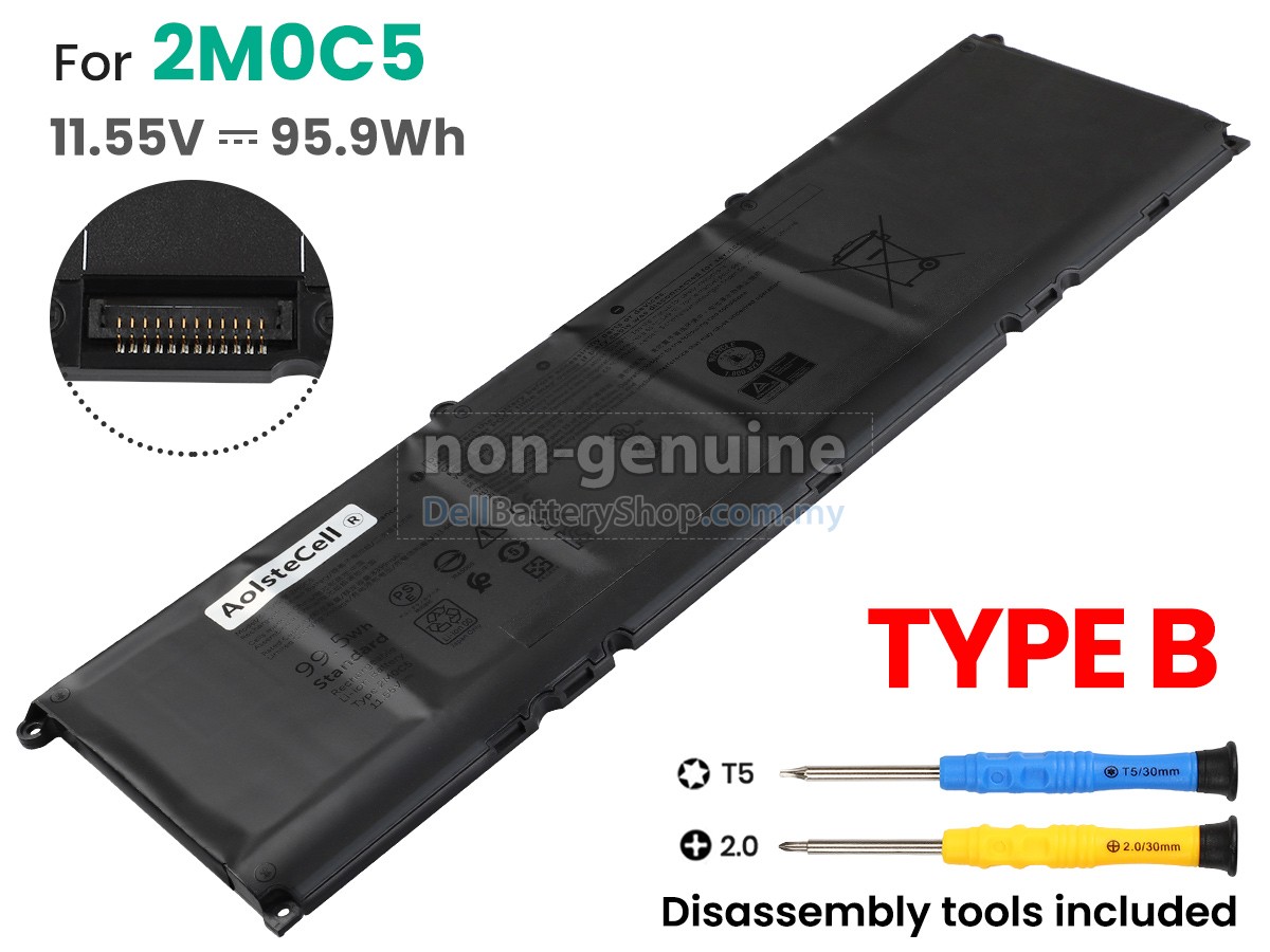 Dell 2M0C5 battery replacement