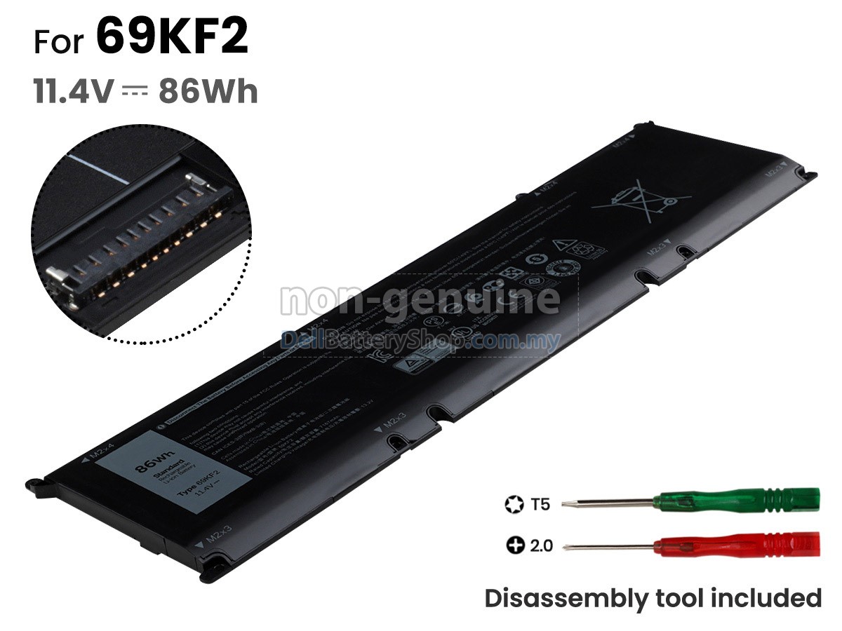 Battery for Dell XPS 15 9500 