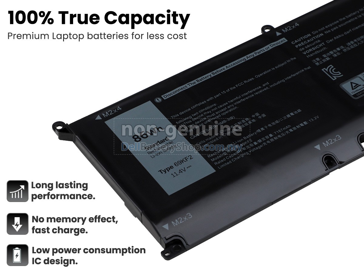 Dell 70N2F battery replacement