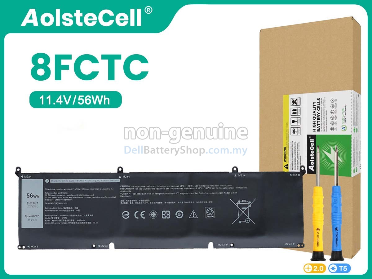 Dell 8FCTC battery replacement