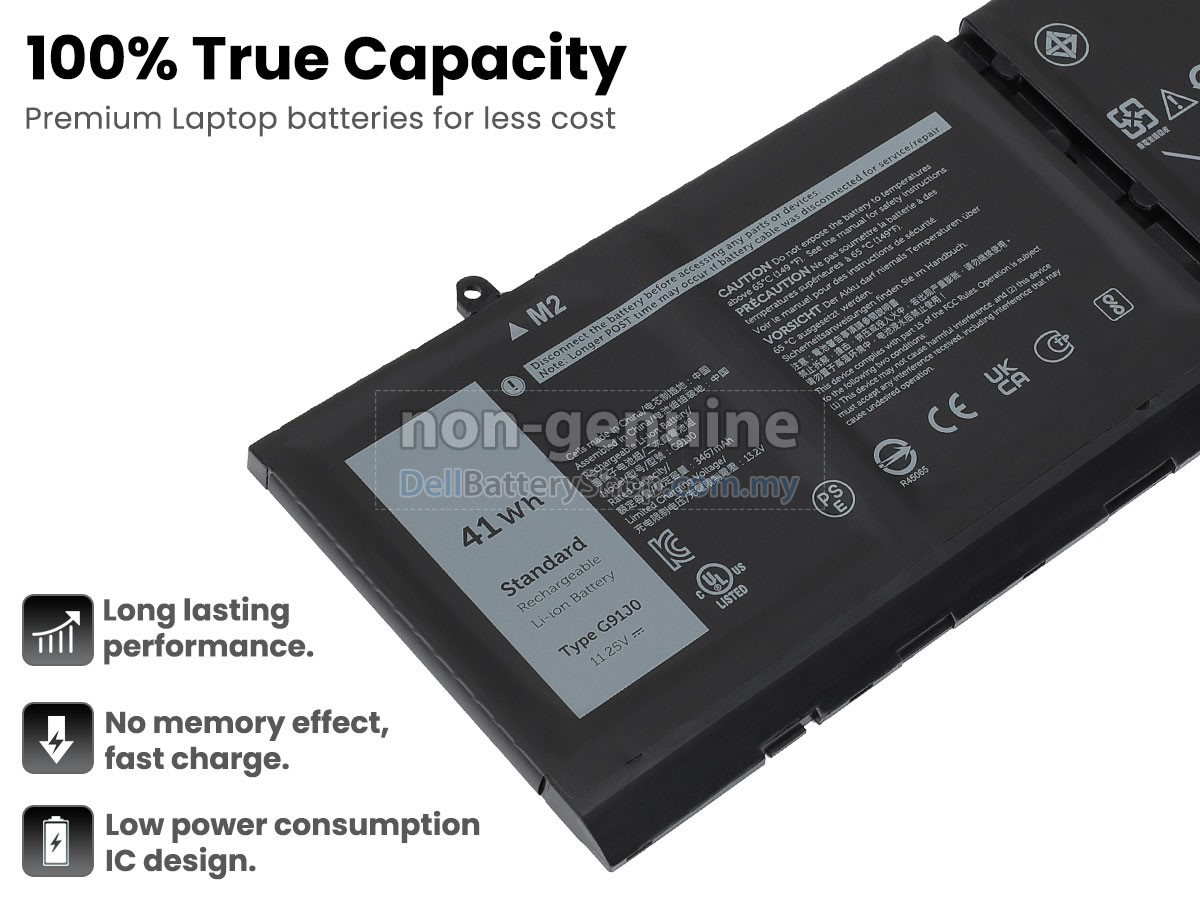 Battery for Dell P157G003