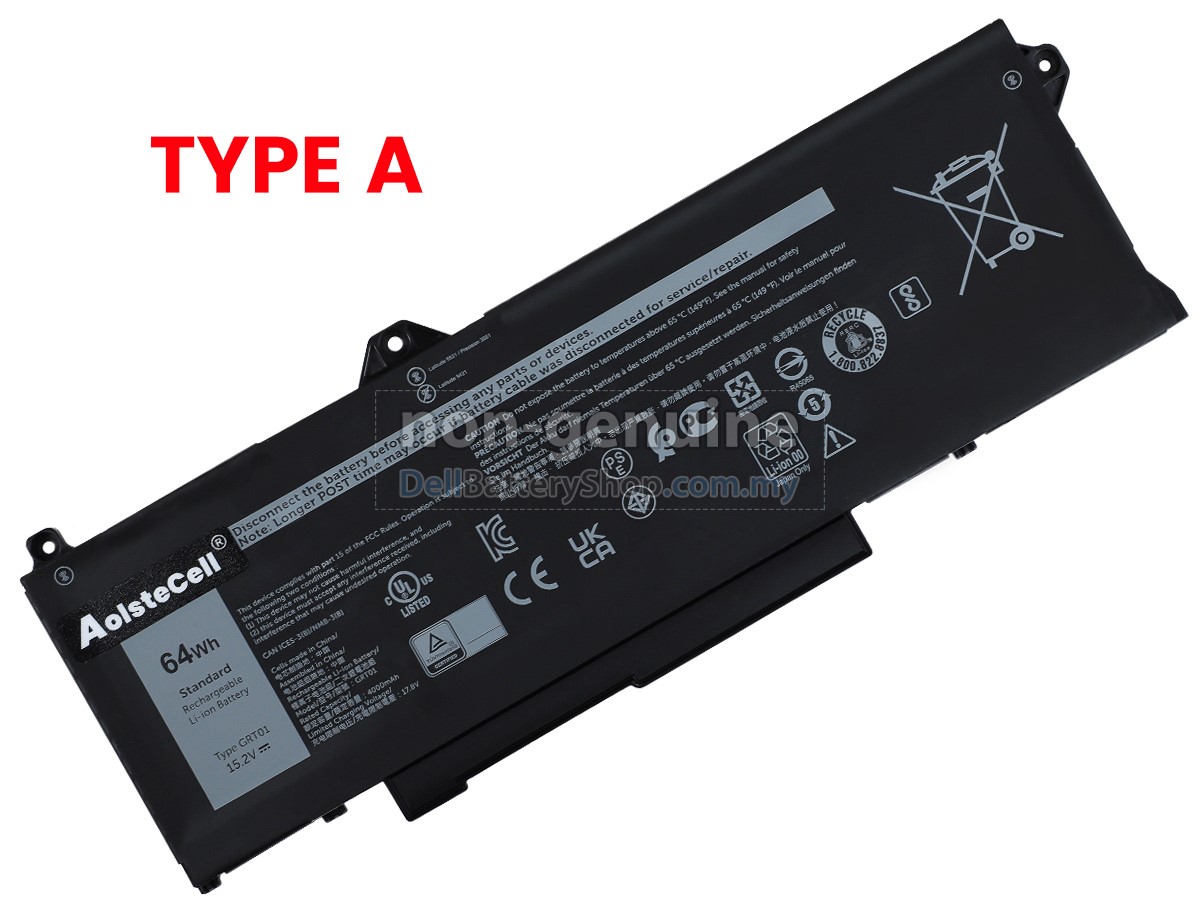 Battery for Dell Latitude 5531 