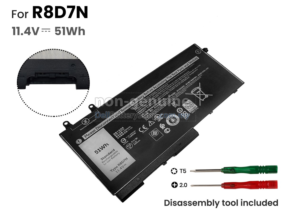 Battery for Dell Inspiron 7706 2-IN-1 