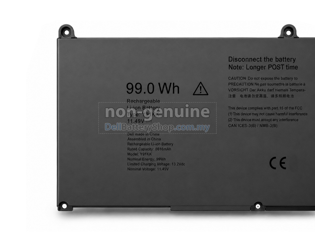 Dell 00D1HD battery replacement