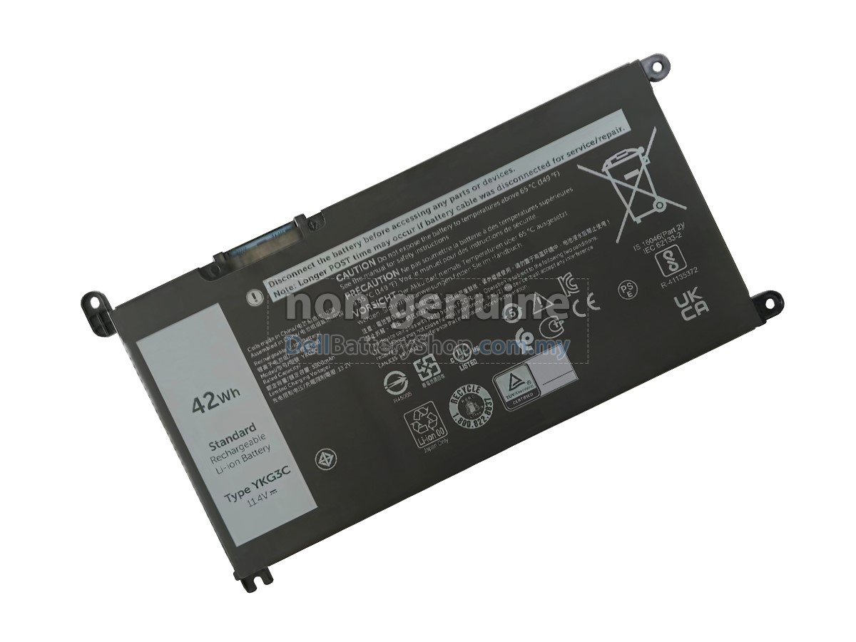 Dell YKG3C battery replacement