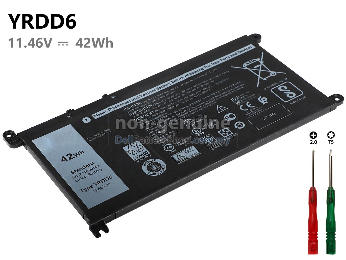 Battery for Dell Latitude 3310 2-IN-1 